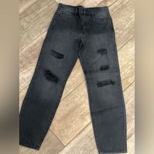 NWOT Girls Black RSQ Tilly’s Baggy Jeans size 14